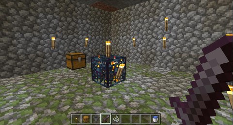 我的世界怎么造刷怪笼[图1]